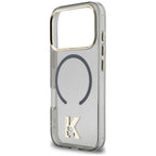 Karl Lagerfeld IML K galvos logotipas MagSafe Dėklas, skirtas iPhone 17 Pro Max - juodas