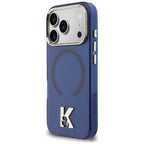 Karl Lagerfeld IML K galvos logotipas MagSafe Dėklas, skirtas iPhone 17 Pro Max - mėlynas