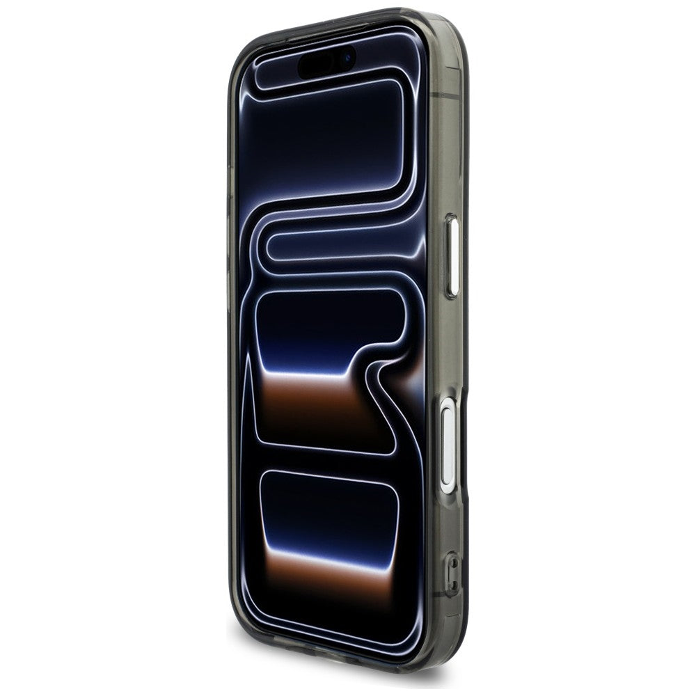 Karl Lagerfeld IML KL scenarijaus logotipas MagSafe Dėklas, skirtas iPhone 17 Pro – juodas