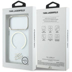Karl Lagerfeld IML KL scenarijaus logotipas MagSafe Dėklas, skirtas iPhone 17 Pro Max - Aiškus