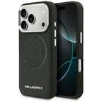 Karl Lagerfeld K Head Point logotipas MagSafe Dėklas, skirtas iPhone 17 Pro - juodas