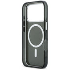 Karl Lagerfeld Karl &amp; Choupette Atgal MagSafe Dėklas, skirtas iPhone 17 Pro - juodas