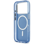 Karl Lagerfeld Karl &amp; Choupette Atgal MagSafe Dėklas, skirtas iPhone 17 Pro Max - mėlynas