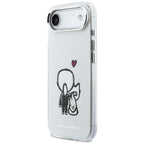 Karl Lagerfeld Karl &amp; Choupette Atgal MagSafe Dėklas, skirtas iPhone Air – skaidrus