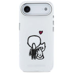 Karl Lagerfeld Karl &amp; Choupette Atgal MagSafe Dėklas, skirtas iPhone Air – skaidrus