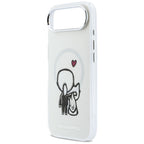 Karl Lagerfeld Karl &amp; Choupette Atgal MagSafe Dėklas, skirtas iPhone Air – skaidrus