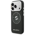 Karl Lagerfeld Point &amp; Karl Sketch MagSafe Dėklas, skirtas iPhone 17 Pro - juodas