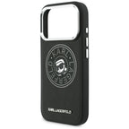 Karl Lagerfeld Point &amp; Karl Sketch MagSafe Dėklas, skirtas iPhone 17 Pro Max - juodas