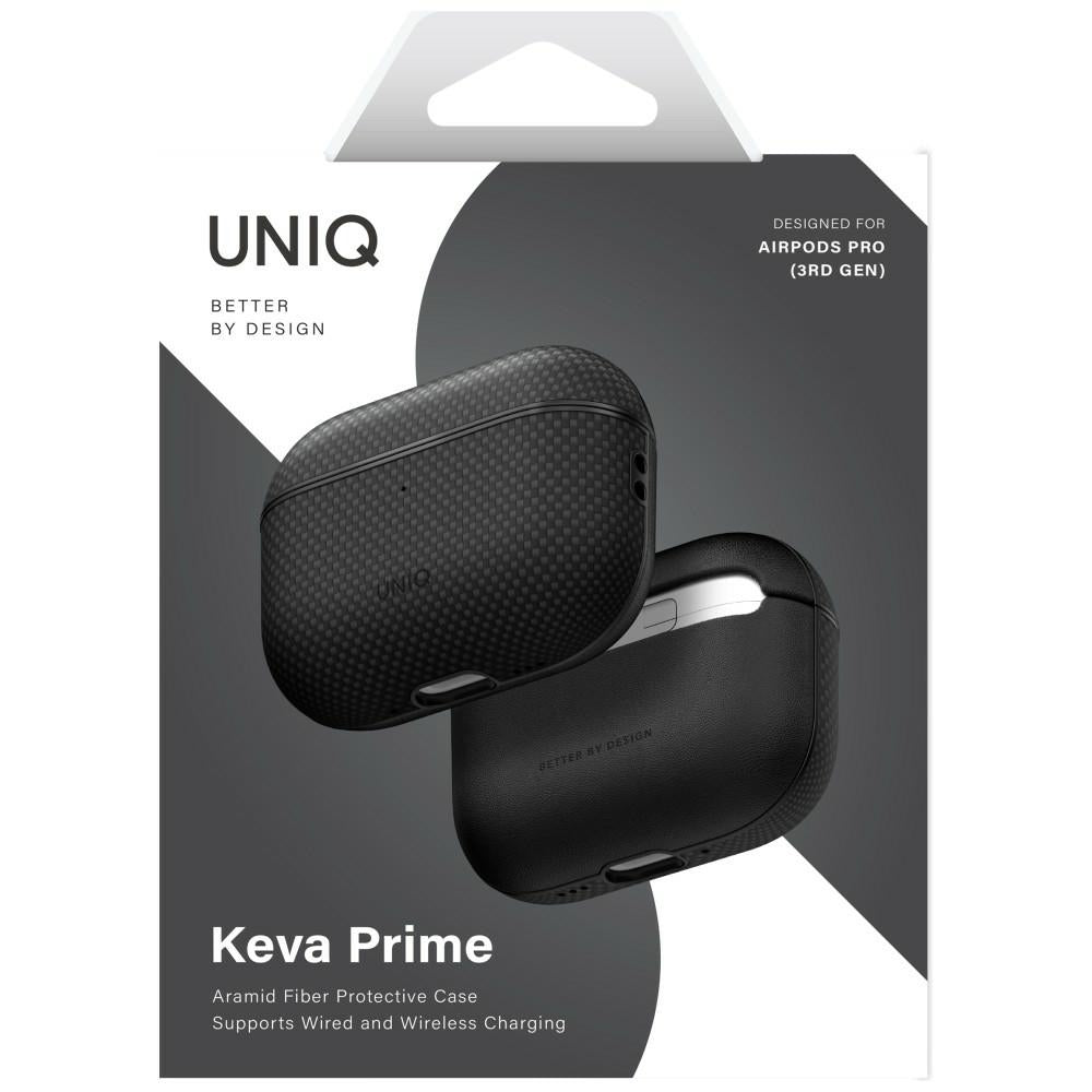 Uniq Keva Prime dėklas, skirtas AirPods Pro 3 – juodas