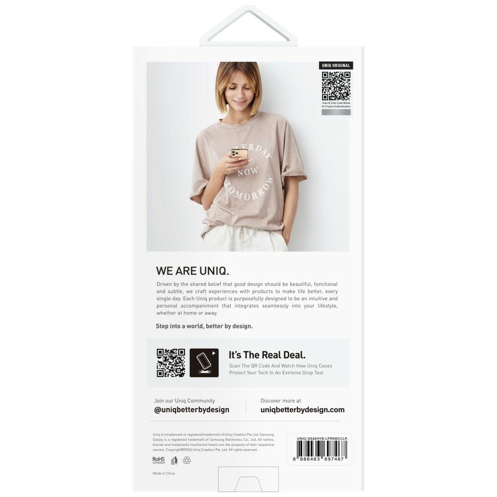 Uniq LifePro Xtreme dėklas, skirtas Samsung Galaxy S26 Magclick įkrovimui – skaidrus