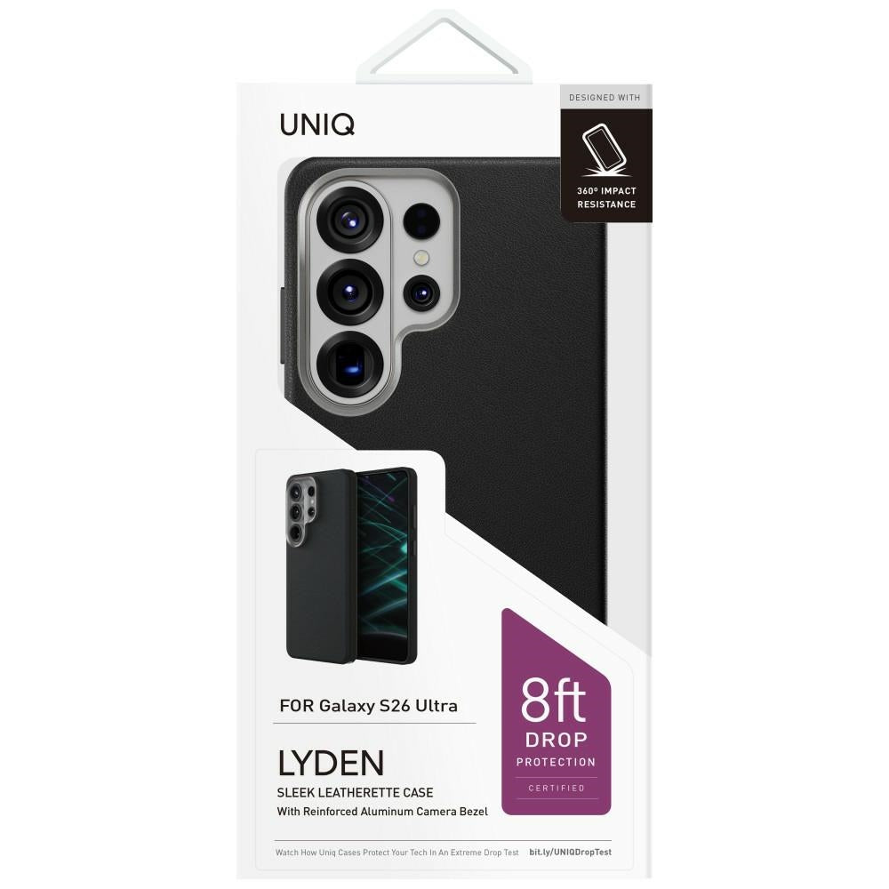 Uniq Lyden dėklas, skirtas Samsung Galaxy S26 Ultra Magclick Charging - juodas