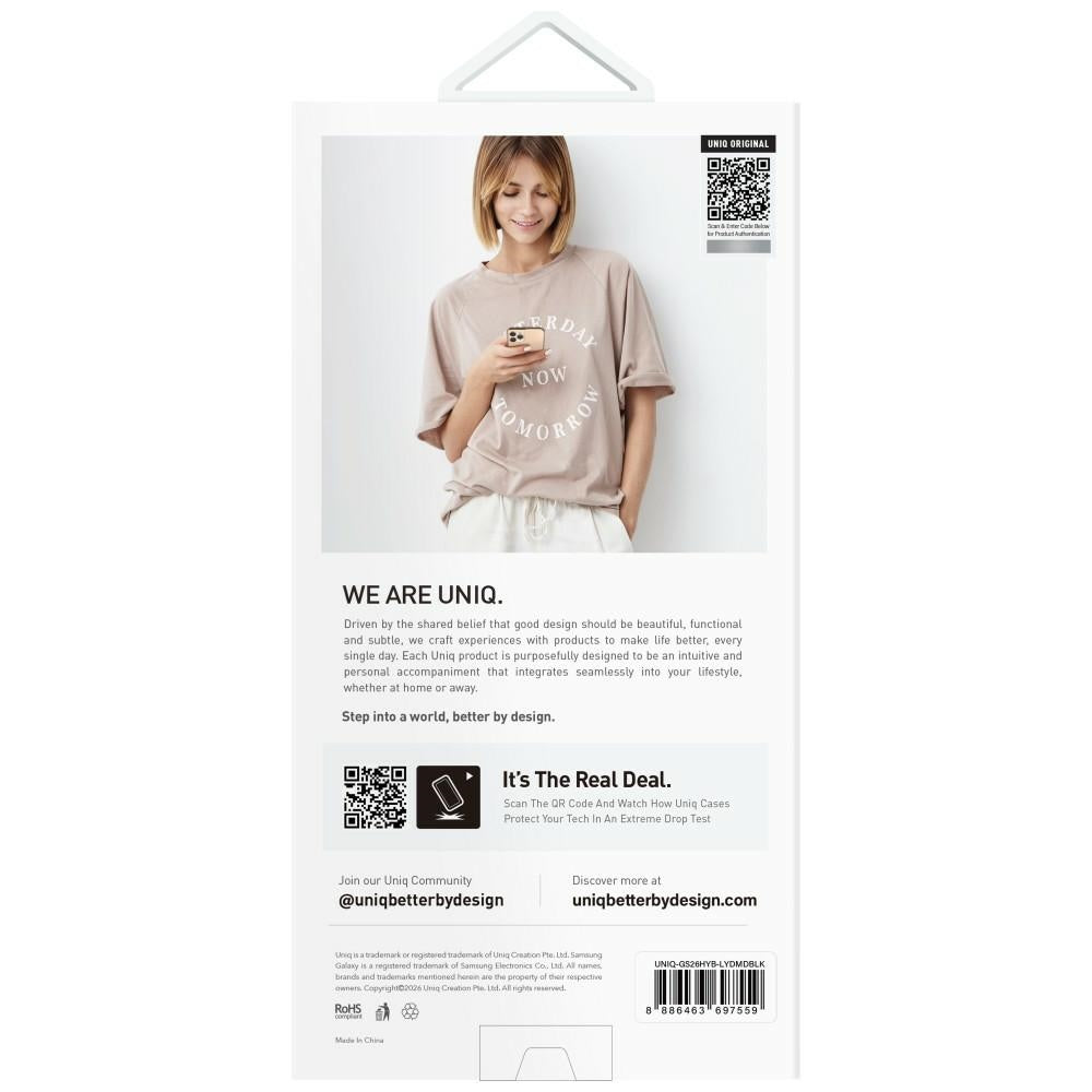 Uniq Lyden dėklas, skirtas Samsung Galaxy S26 Ultra Magclick Charging - juodas