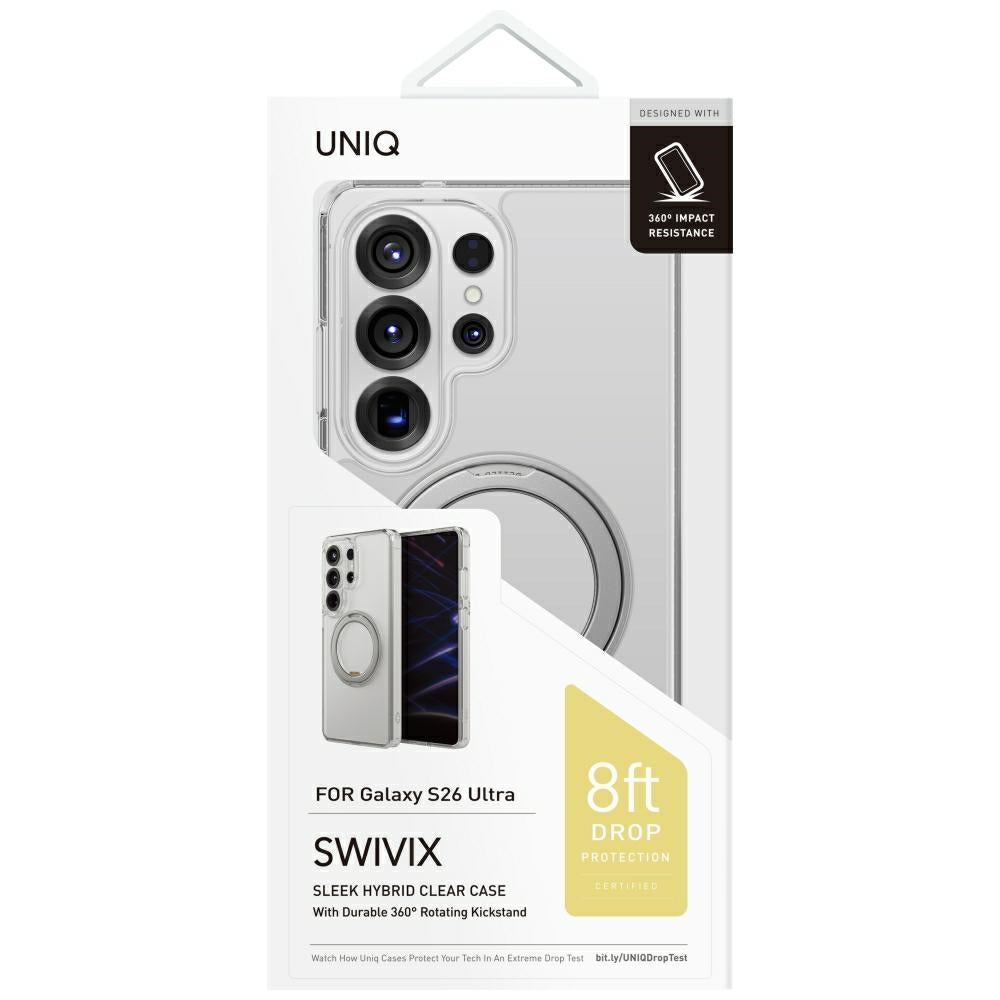 Uniq Swivix dėklas, skirtas Samsung Galaxy S26 Ultra – skaidrus