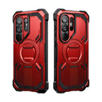 Supcase ArmorBox Mag MagSafe Dėklas, skirtas Samsung Galaxy S26 Ultra - raudona ir juoda