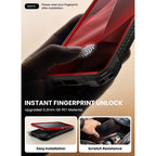 Supcase ArmorBox Mag MagSafe Dėklas, skirtas Samsung Galaxy S26 Ultra - raudona ir juoda