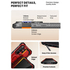 Supcase ArmorBox Mag MagSafe Dėklas, skirtas Samsung Galaxy S26 Ultra - raudona ir juoda
