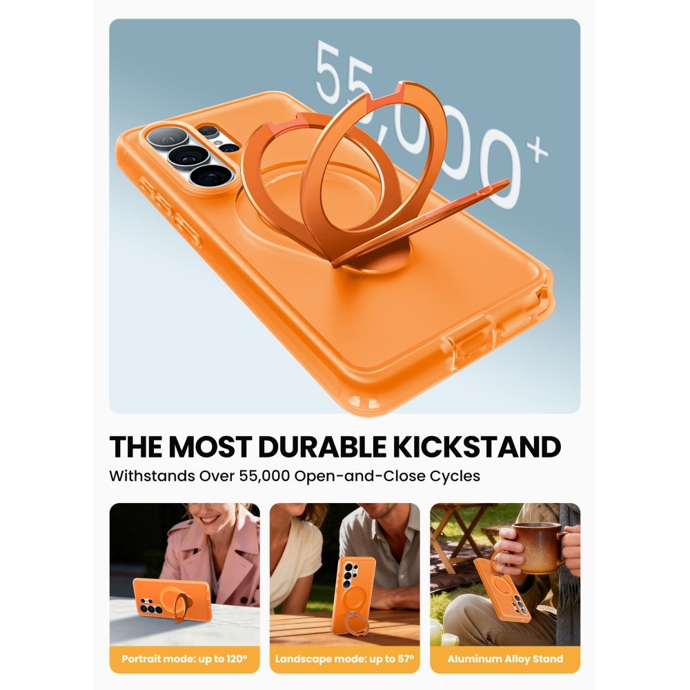 Supcase Cosmo Mag MagSafe Dėklas, skirtas Samsung Galaxy S26 Ultra - Orange