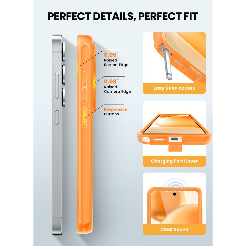 Supcase Cosmo Mag MagSafe Dėklas, skirtas Samsung Galaxy S26 Ultra - Orange