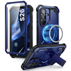 Supcase ArmorBox Mag MagSafe Dėklas, skirtas Samsung Galaxy S26 - tamsiai mėlyna ir juoda