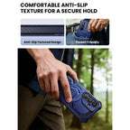 Supcase ArmorBox Mag MagSafe Dėklas, skirtas Samsung Galaxy S26 - tamsiai mėlyna ir juoda