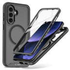 Tech-Protect Defense MagSafe Dėklas, skirtas Samsung Galaxy A57 5G - juodas -- Samsung Galaxy A57 5G