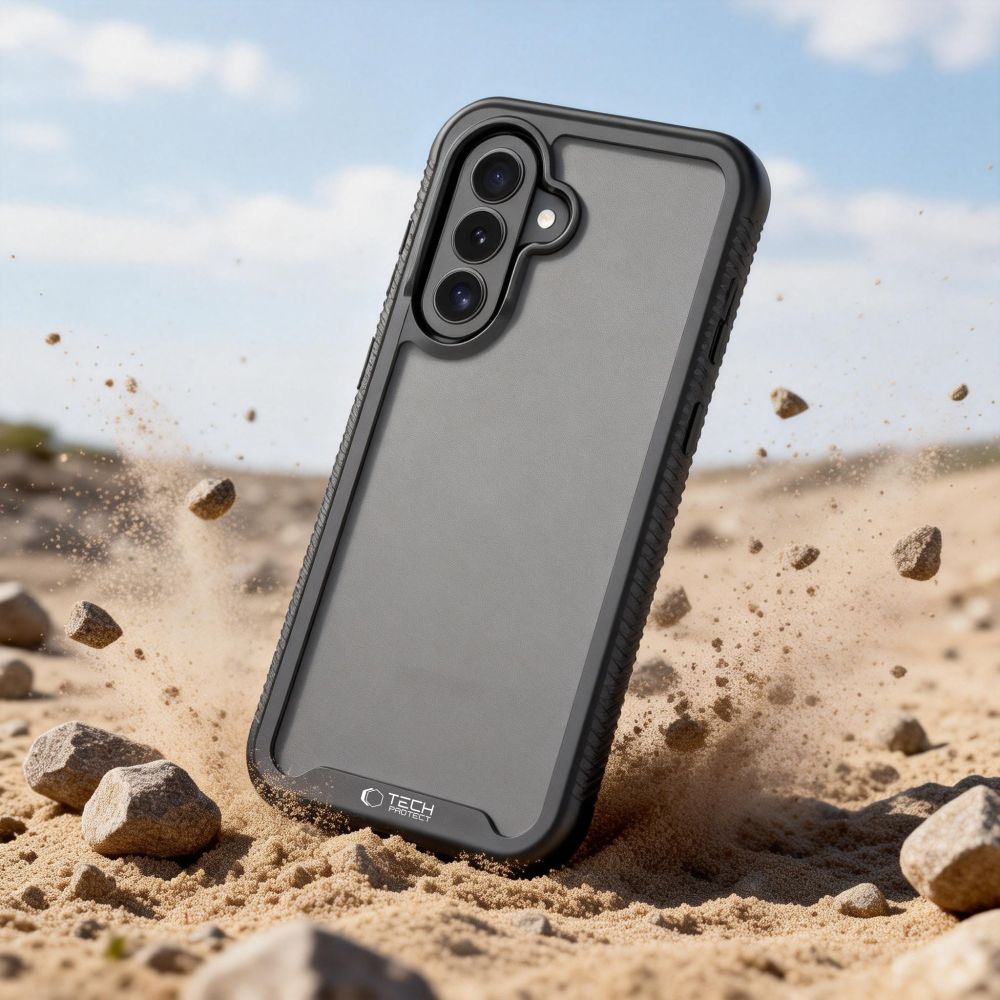 Tech-Protect Defense MagSafe Dėklas, skirtas Samsung Galaxy A57 5G - juodas -- Samsung Galaxy A57 5G