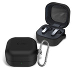 Tech-Protect silikoninis kabliuko dėklas, skirtas Samsung Galaxy Buds 4/4 Pro – juodas -- Samsung Galaxy Buds 4 / Samsung...