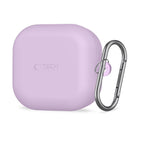 Tech-Protect silikoninis kabliuko dėklas, skirtas Samsung Galaxy Buds 4/4 Pro – violetinė -- Samsung Galaxy Buds 4 /...