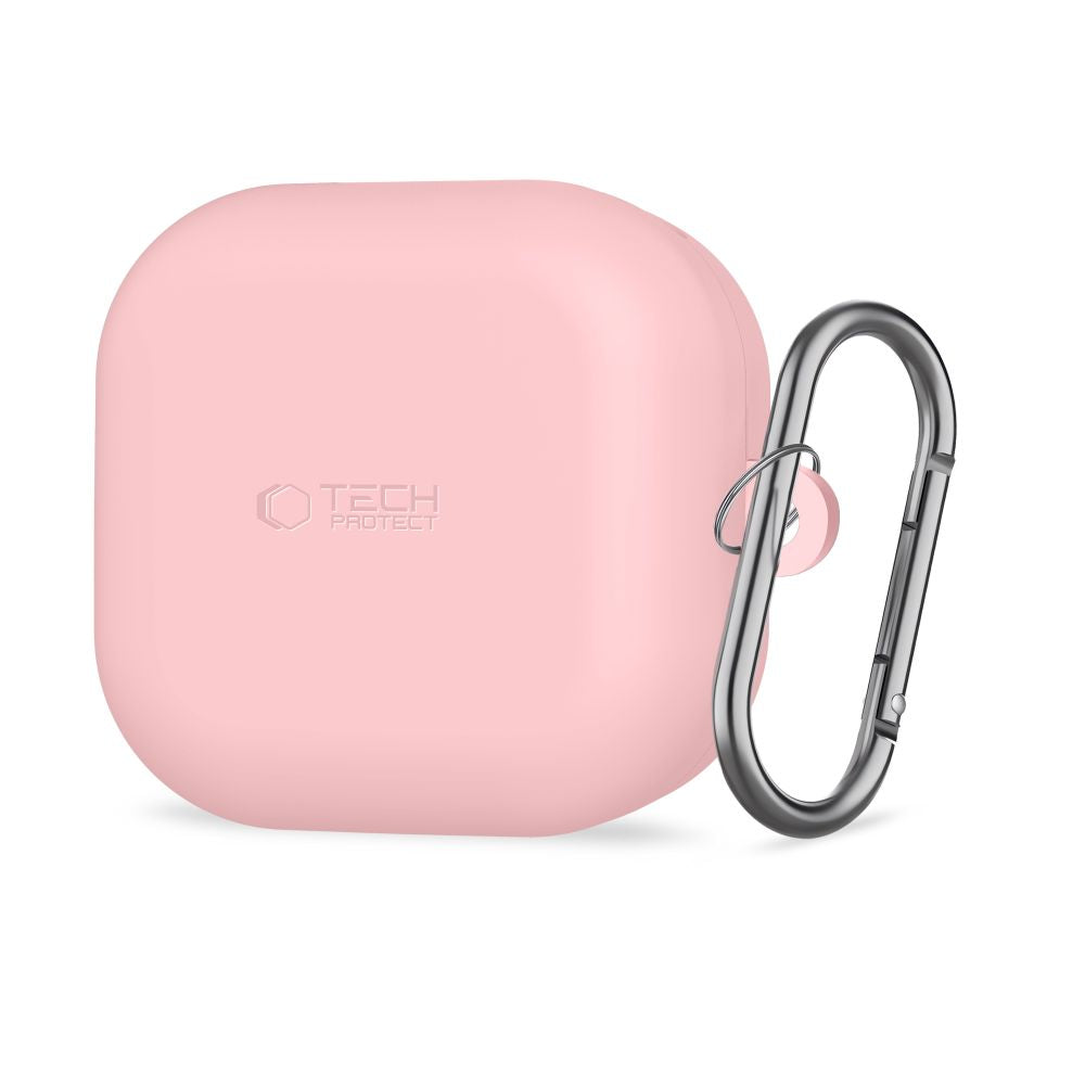 Tech-Protect silikoninis kabliuko dėklas, skirtas Samsung Galaxy Buds 4/4 Pro – rožinė -- Samsung Galaxy Buds 4 / Samsung...