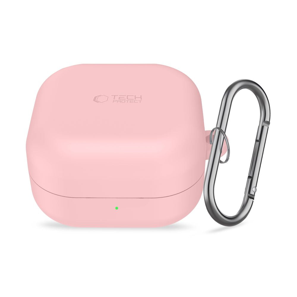 Tech-Protect silikoninis kabliuko dėklas, skirtas Samsung Galaxy Buds 4/4 Pro – rožinė -- Samsung Galaxy Buds 4 / Samsung...