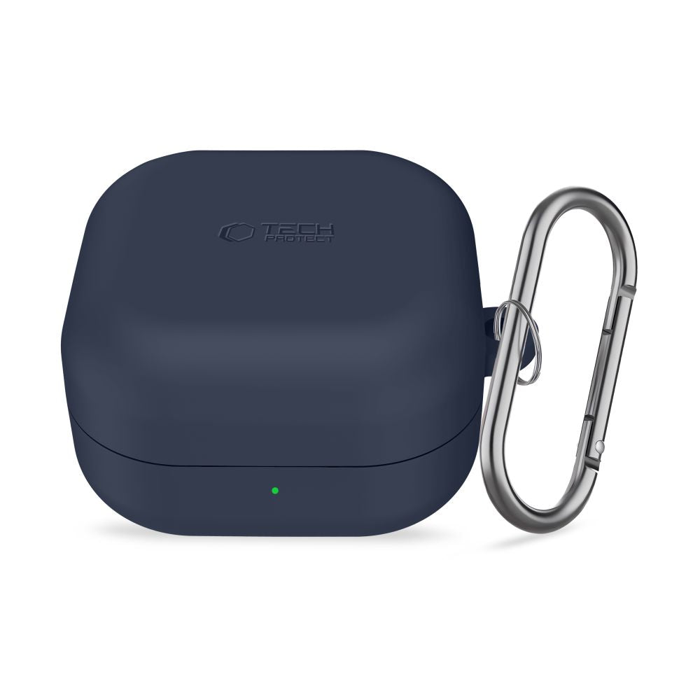 Tech-Protect silikoninis kabliuko dėklas, skirtas Samsung Galaxy Buds 4/4 Pro – tamsiai mėlynas -- Samsung Galaxy Buds 4...