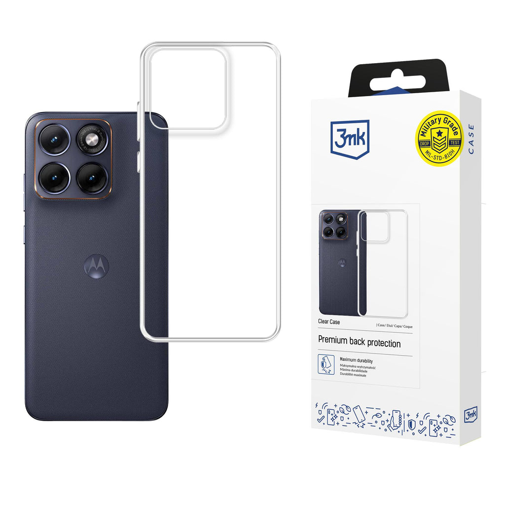3mk Clear Case skirtas Motorola Edge 70 Fusion - skaidrus -- Motorola Edge 70 Fusion