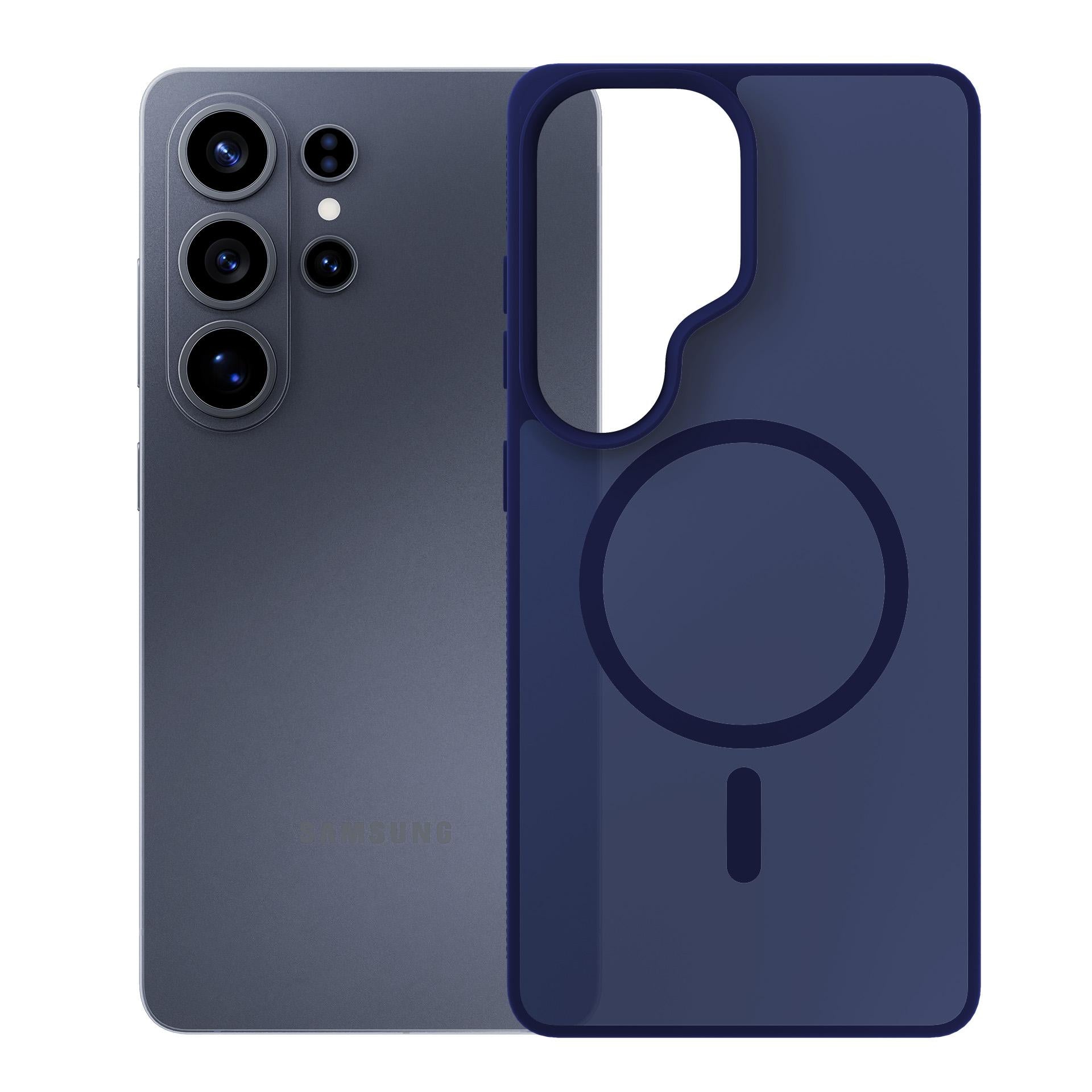 Samsung Galaxy S26 Ultra – 3mk Smoke MagCase Blue