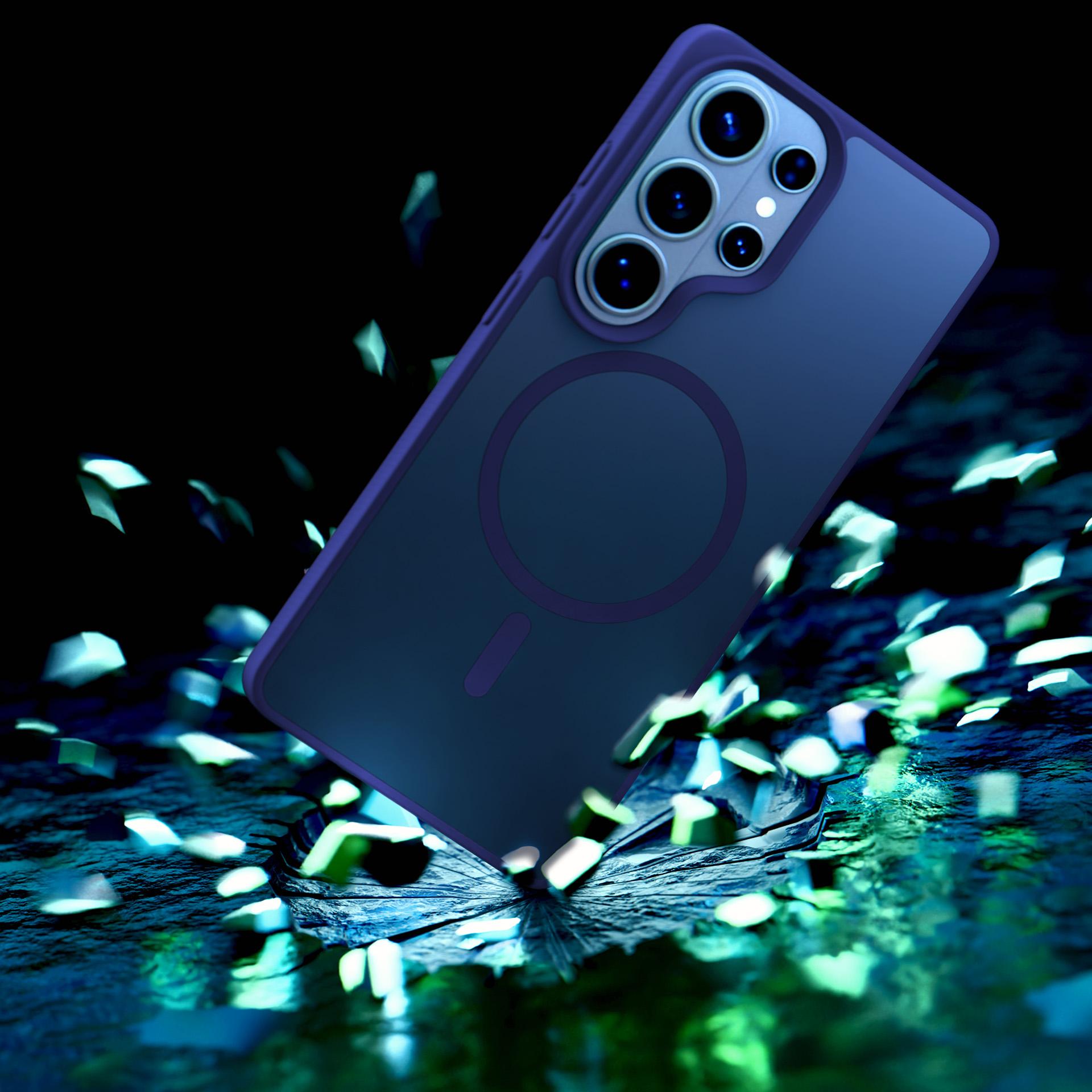 Samsung Galaxy S26 Ultra – 3mk Smoke MagCase Blue