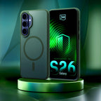 Dėklas 3mk Smoke MagDėklas, skirtas Samsung Galaxy S26+ - žalias