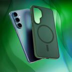 Dėklas 3mk Smoke MagDėklas, skirtas Samsung Galaxy S26+ - žalias