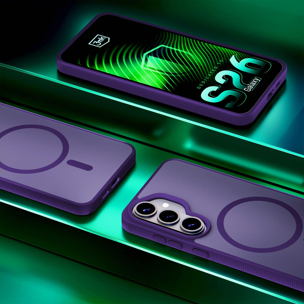 3mk Smoke MagCase Samsung Galaxy S26+ Etui - violetinė -- Samsung Galaxy S26+