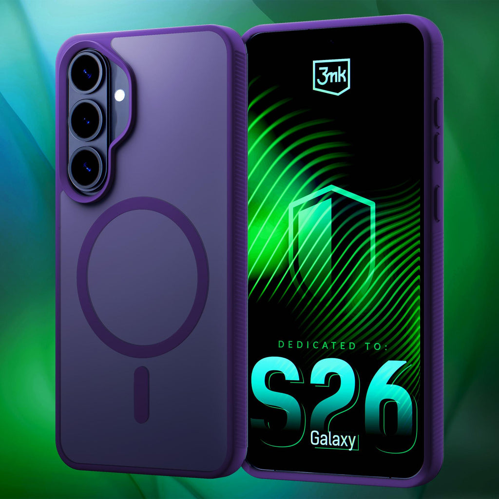 3mk Smoke MagCase Samsung Galaxy S26+ Etui - violetinė -- Samsung Galaxy S26+