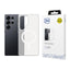 3mk Smoke MagDėklas, skirtas Samsung Galaxy S25 Ultra - White-Translucent