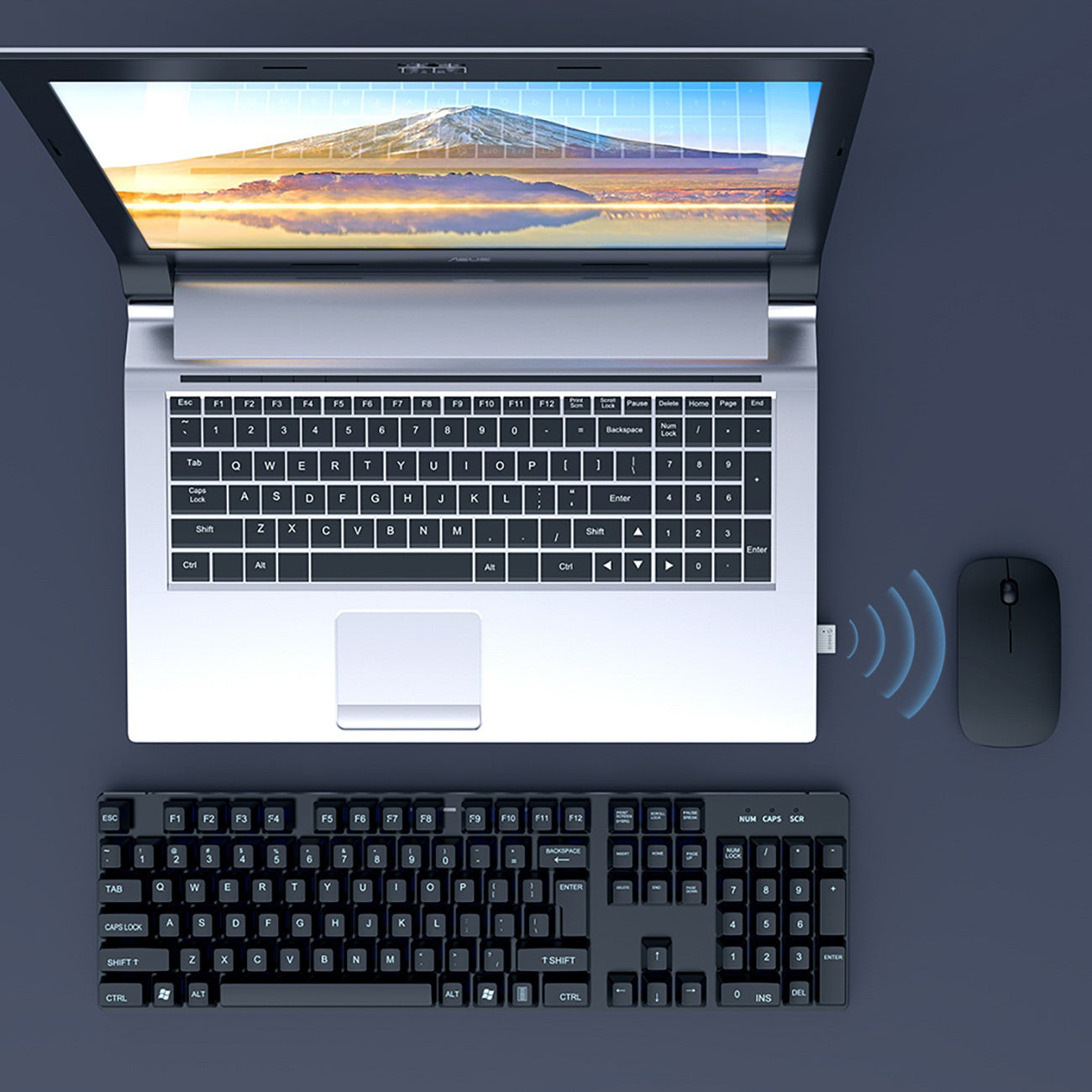 Orico BTA-53 Bluetooth 5.3 USB-A Adapteris - Juodas -- USB Adapters