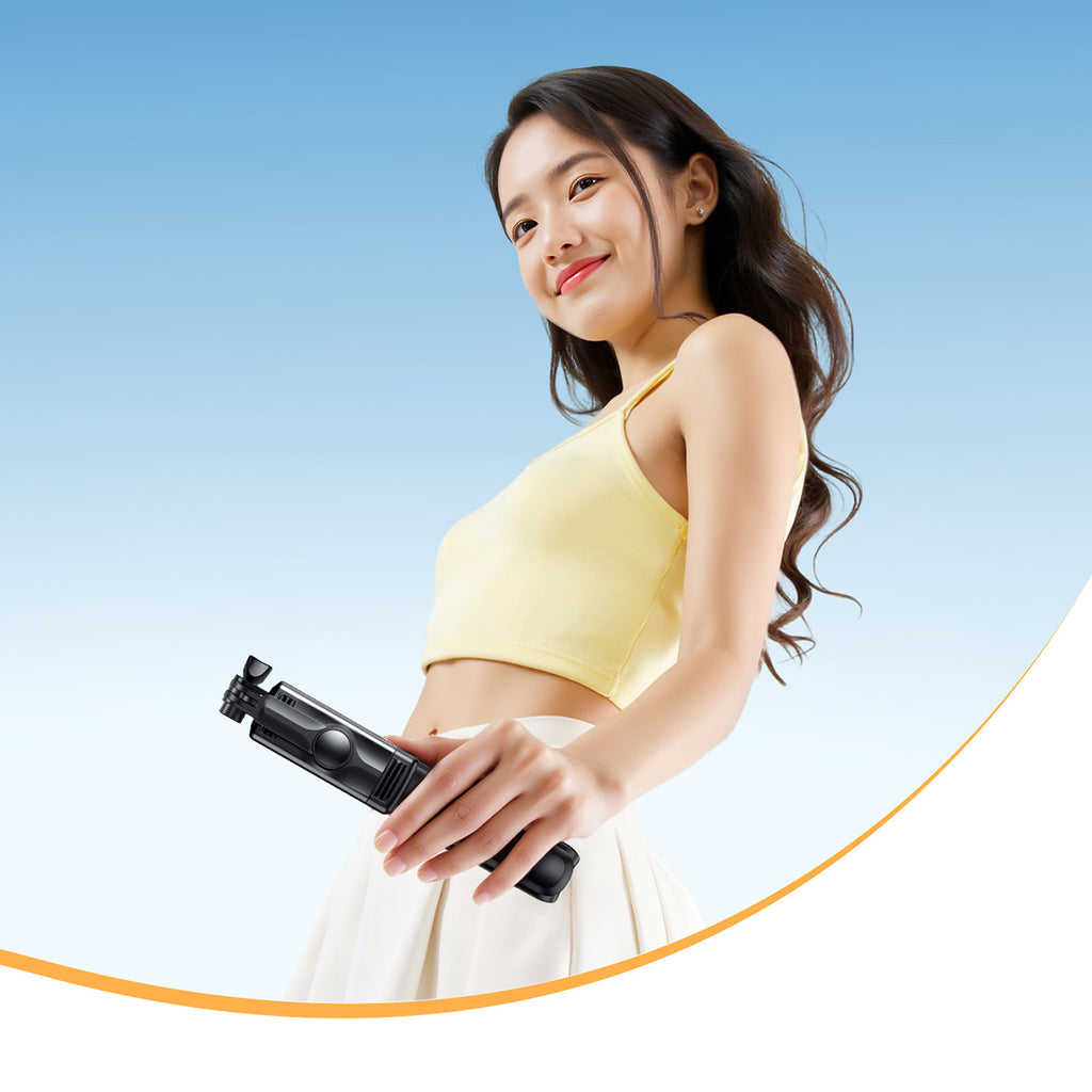 Selfie pagaliukas Orico SPV68 mini trikojis Bluetooth 360 laipsnių sukimas 68 cm - juodas -- Selfie Sticks & Tripods