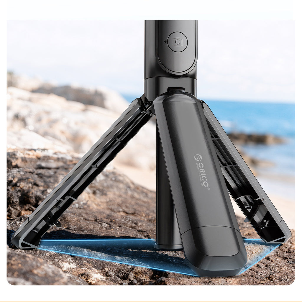 Selfie pagaliukas Orico SPV68 mini trikojis Bluetooth 360 laipsnių sukimas 68 cm - juodas -- Selfie Sticks & Tripods