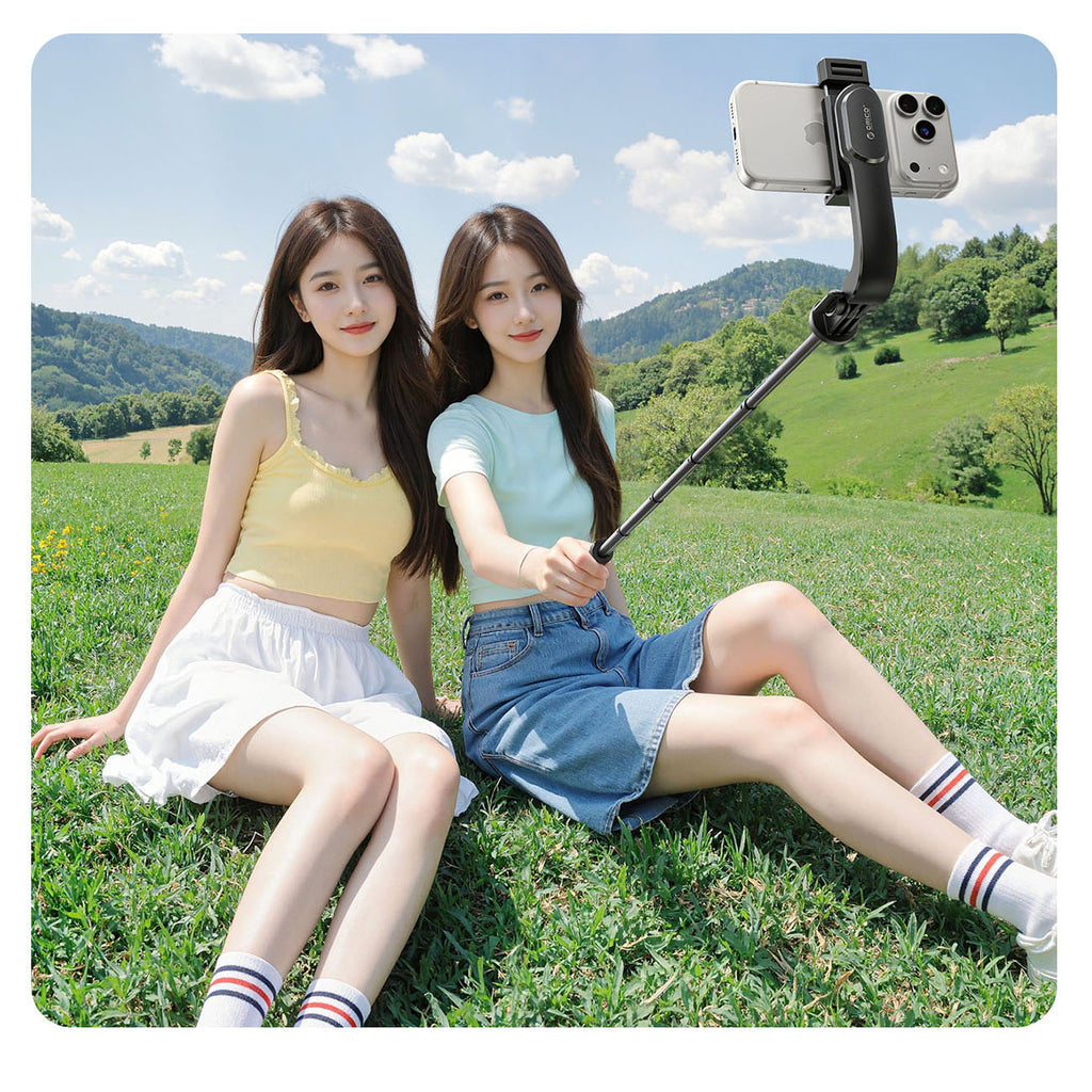 Savifotografijos lazda Orico SPV90 aliuminio mini trikojis Bluetooth 360 laipsnių sukimas - juoda -- Selfie Sticks & Tripods