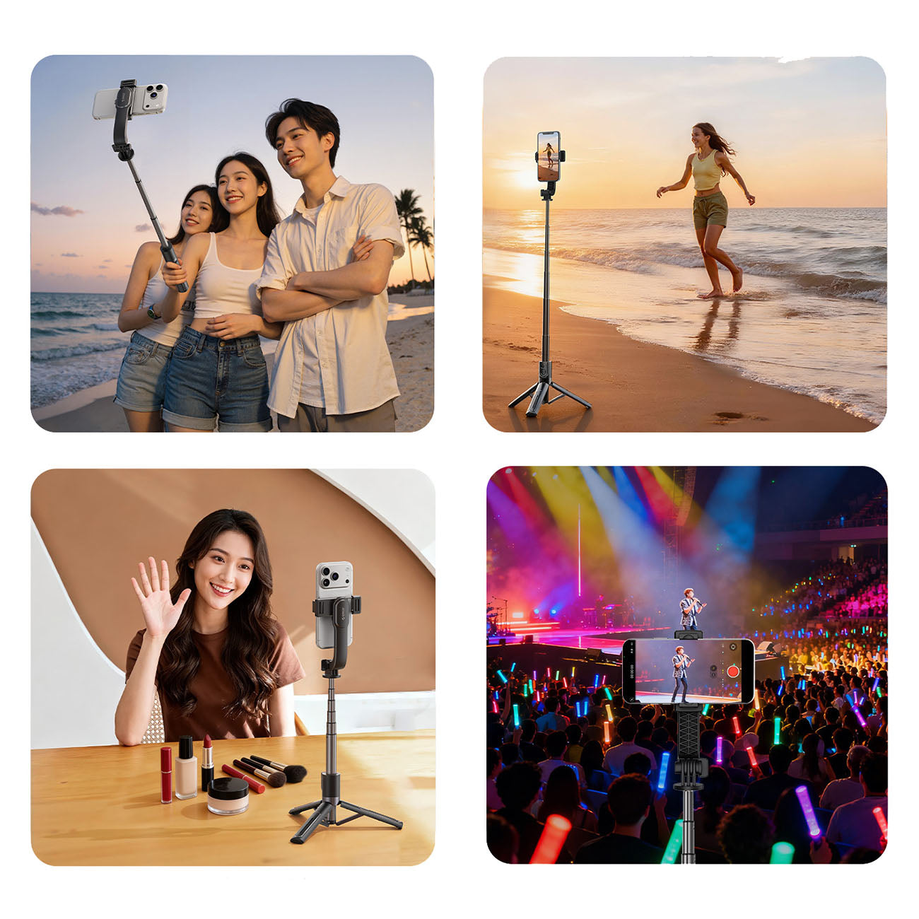 Savifotografijos lazda Orico SPV90 aliuminio mini trikojis Bluetooth 360 laipsnių sukimas - juoda -- Selfie Sticks & Tripods