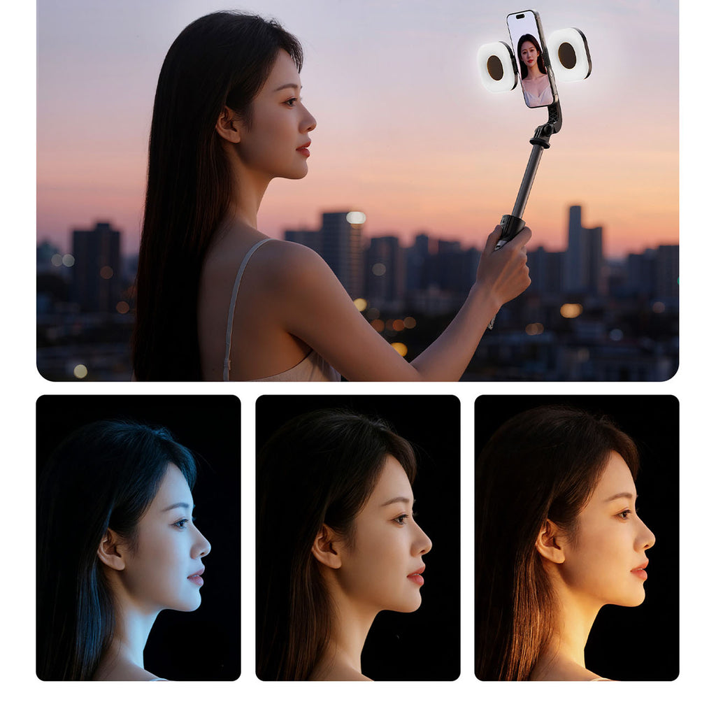 Savifotografijos lazda Orico SPV90 aliuminio mini trikojis Bluetooth 360 laipsnių sukimas - juoda -- Selfie Sticks & Tripods