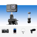 Savifotografijos lazda Orico SPM190 trikojis 1/4" telefono fotoaparatui su 360 laipsnių sukimu Bluetooth 5.2 - juoda --...