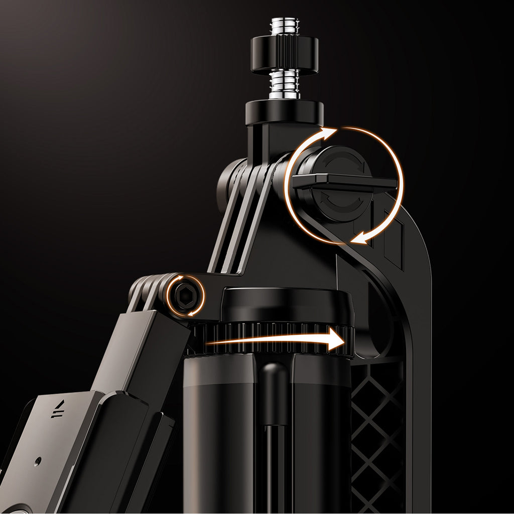 Savifotografijos lazda Orico SPM170 trikojis 1/4" telefono fotoaparatui Bluetooth 5.2 - juoda -- Selfie Sticks & Tripods