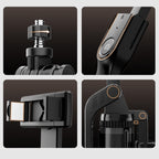 Savifotografijos lazda Orico SPM170 trikojis 1/4" telefono fotoaparatui Bluetooth 5.2 - juoda -- Selfie Sticks & Tripods