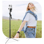 Savifotografijos lazda Orico SPM170 trikojis 1/4" telefono fotoaparatui Bluetooth 5.2 - juoda -- Selfie Sticks & Tripods