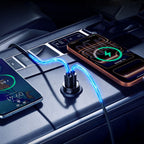 Orico MiniRing 30W 2x USB-C Automobilinis Įkroviklis - Juodas -- Car chargers